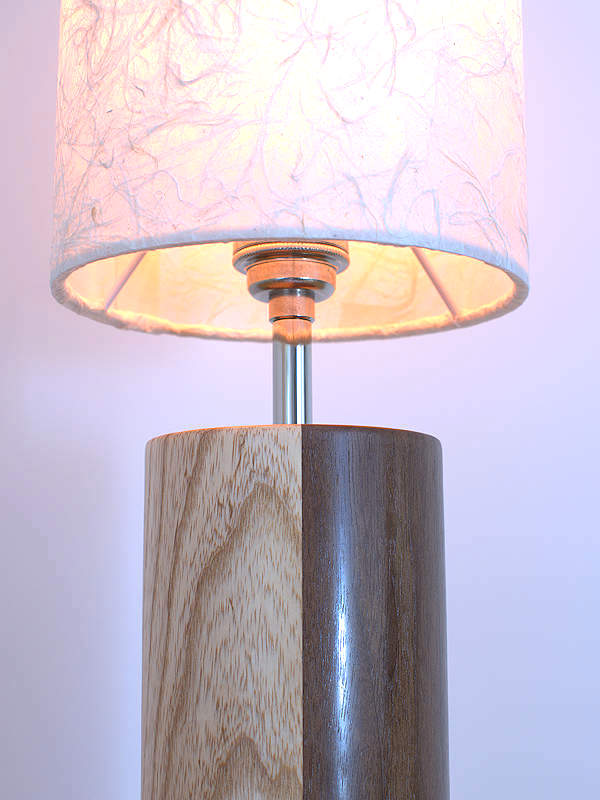 Anvil Point light in ash and walnut