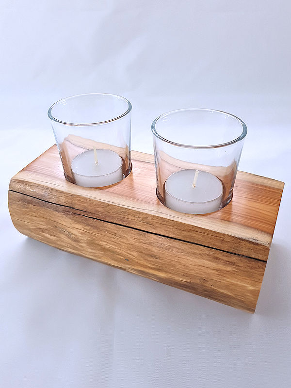 Double tealight in Yew