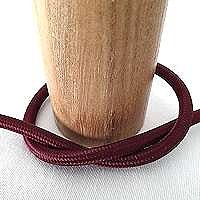 Round burgundy cord-8