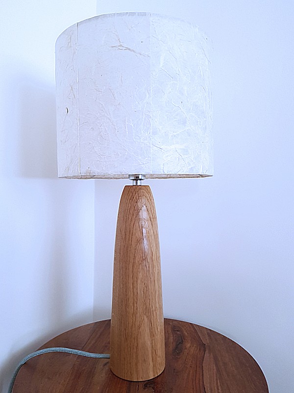 Portland table light in Oak