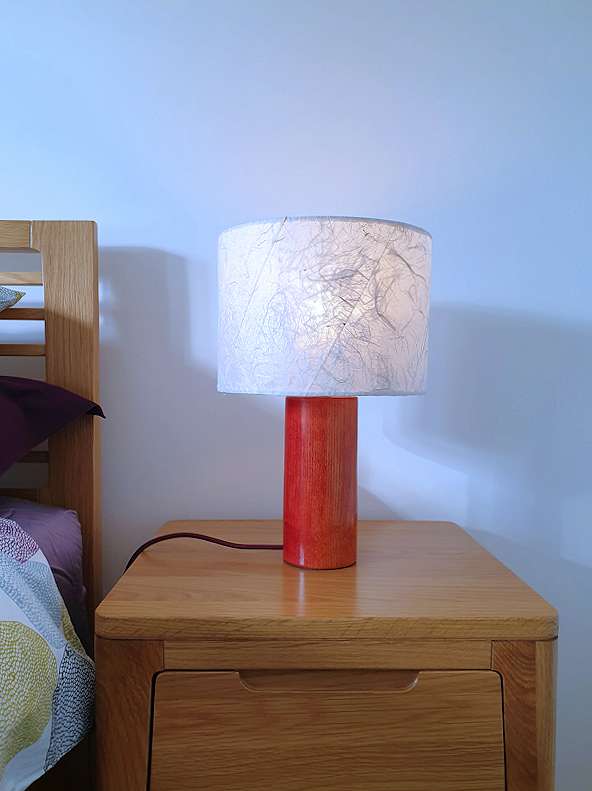 Belle Tout Dusk bedside light in Ash